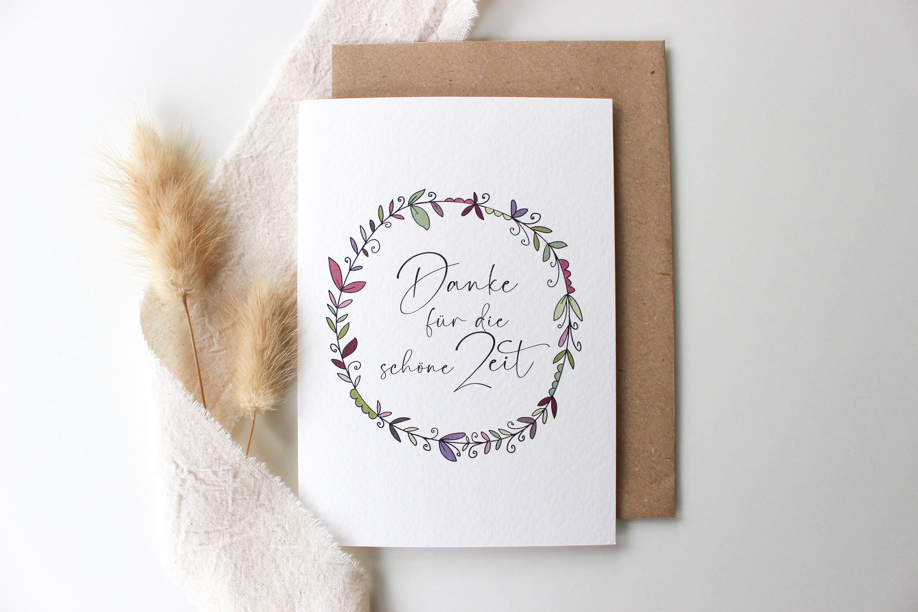 Abschiedskarte Danke für die schöne Zeit Kindertagesstätte Etsy