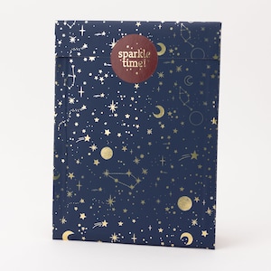 Buste di carta cielo stellato con effetto oro | Sacchetti regalo, confezioni regalo, sacchetti piatti, sacchetti di carta, imballaggi per spedizioni, calendario dell'Avvento