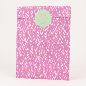 Sacs en papier Sprinkle Pop, rose / menthe | sacs cadeaux, emballage, sac plat, sac en papier, vendeur Etsy, amour