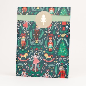 Papiertüten Der Nussknacker | Geschenktüten, Geschenkverpackung, Flatbag, Papiertasche, Versandverpackung, Adventskalender
