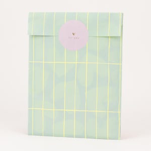 Papiertüten Raster | Frühling, Geschenktüten, Geschenkverpackung, Flatbag, Paper bags