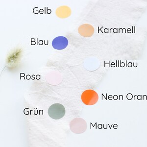 Aufkleber rund, verschiedene Farben, mini Sticker, Punkte, blau, orange, gelb, olivgrün, karamellfarben, altrosa, hellrosa, hellblau 画像 4