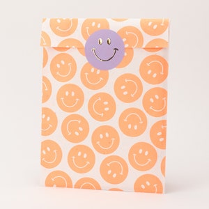 Paper bags smileys | Gift bags, gift packaging, flat bags, children's birthday parties, party bags