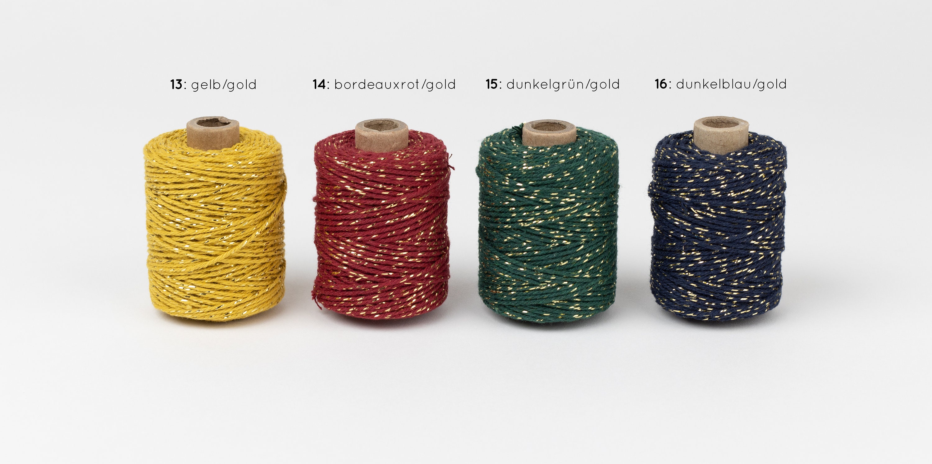 PRÄSENT Elbe Colourful Cord, 5 X 3 M, Natural Cord, Diameter