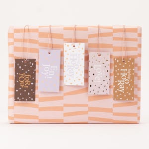 Geschenkanhänger Minimalismus | Geschenkverpackung, Label, Papieranhänger, Etiketten, Weihnachten