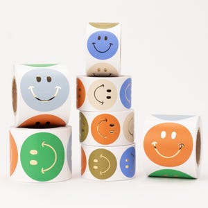 Mix di faccine adesive | Adesivo, confezione, festa, regalo, linea frontale