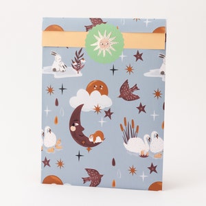 Sacchetti di carta Sogni d'oro | Compleanno, sacchetti regalo, confezione, sacchetto piatto, compleanno bambini, regalini, bambini, nascita