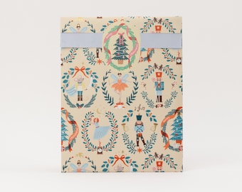 Papiertüten Nussknacker, Beige | Geschenktüten, Geschenkverpackung, Flatbag, Papiertasche, Versandverpackung, Adventskalender DIY