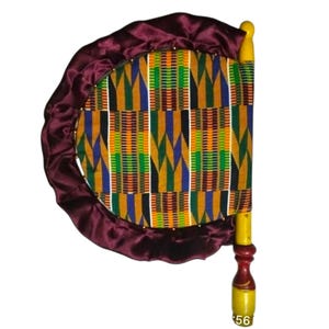 African Print Hand Fan | Ankara Fan | Traditional Kente Fabric | Heat Wave Accessory | Cultural Gift | Festival Fan