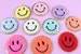 Sticker,Smile face,rainbow,Chenille,iron on patch,embroidered patch,applique, Sew on patch,for jacket,for mask,for backpack, 