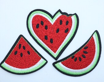 Backpacks Melon Fruits DIY Iron On Embroidered Sew On Applique Watermelon Patch Shirts for Jackets Backpacks Melon Fruits DIY Iron On Embroidered Sew On Applique Watermelon Patch Shirts for Jackets