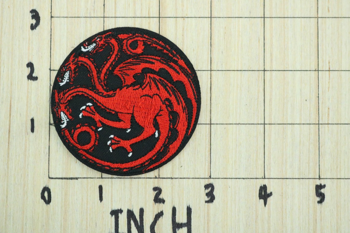 Targaryen Patchtargaryen Sigil game of Thrones Patchiron on - Etsy