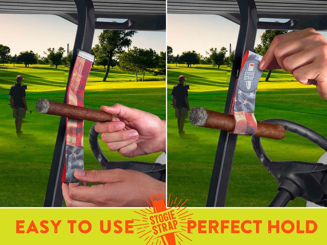 Golf Cart Cigar Holder the Patriot Strap Etsy