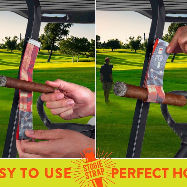 Golf Cart Cigar Holder Etsy