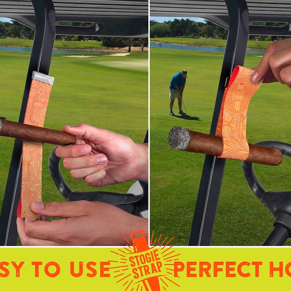 Golf Cart Cigar Holder Etsy