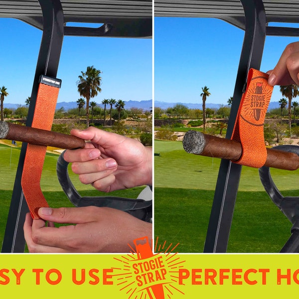 The world's best golf cart cigar holder