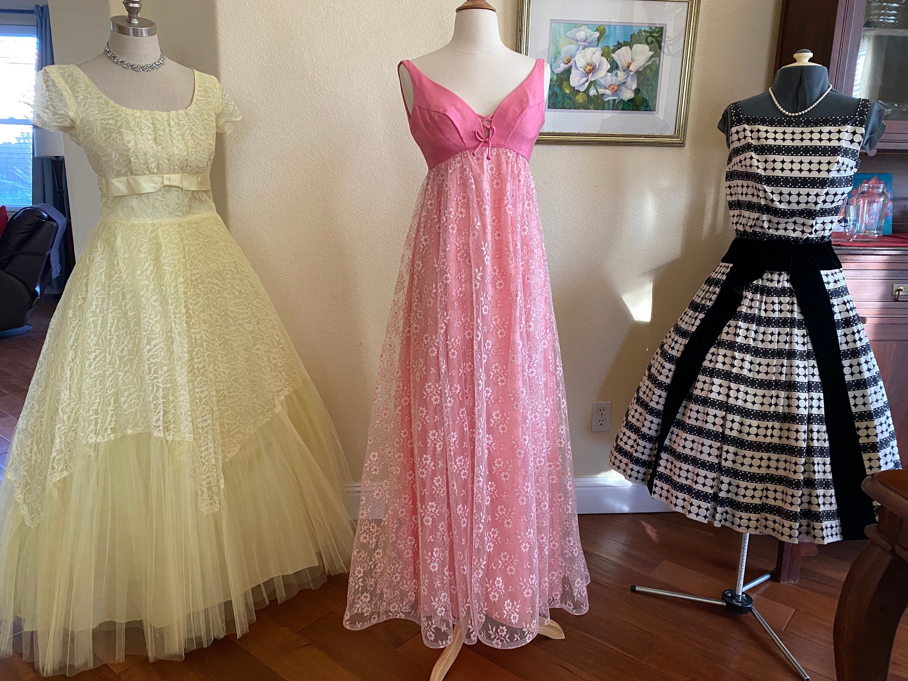 Vintage 60s Emma Domb Dress. Pretty in Pink but HOT Prom - Etsy