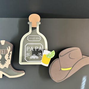 Father’s Day Tequila Box, Father’s Day Hat Box, Father’s Day Boot Box, Treat Boxes, Día De Los Padres, Custom Treat Boxes