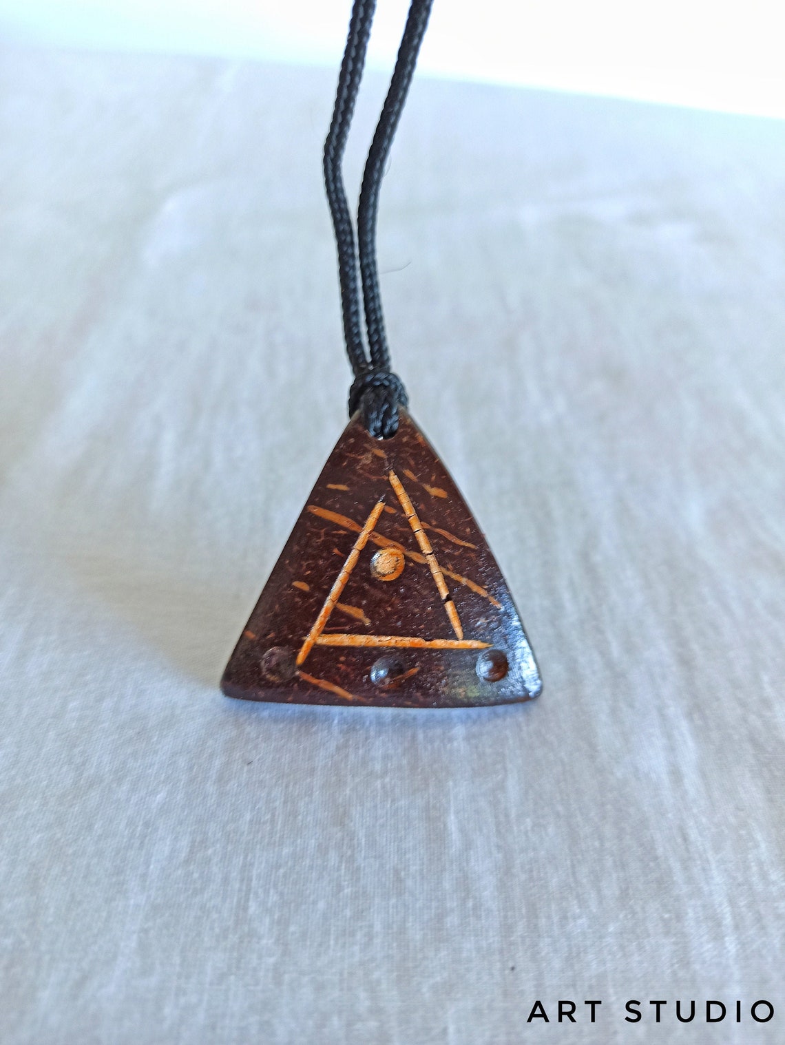 Handmade fashionable Coconut Shell Pendant crafted of Coconut Etsy