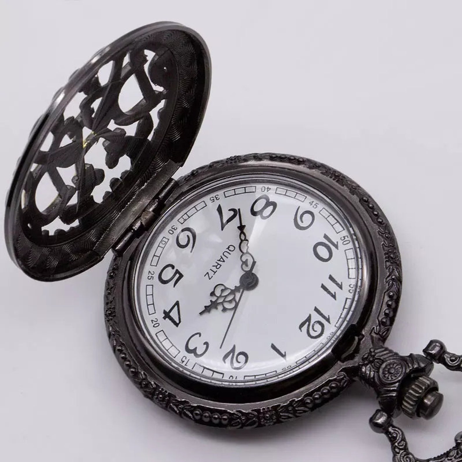 Dad Pocket Watch Battery Operated 4.8cm Specail Unique Present Etsy