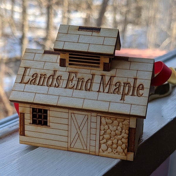 Sugar Shack Ornament: Free Custom Name Drop!