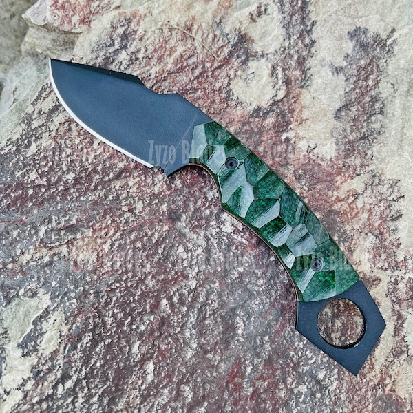 Fixed Blade Knife Curved Knife Everyday Carry Knives Camping Knives Anniversary Gifts Birthday Gifts  Mothers day Gifts