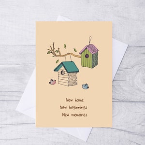 Cute New Home Card/ Premium New Home Card / Eco Friendly A5 Card / Happy New Home Card / Housewarming Card / Plastic Free/ New House