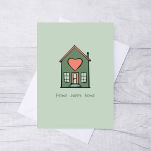 Cute New Home Card/ Premium New Home Card / Eco Friendly A5 Card / Happy New Home Card / Housewarming Card / Plastic Free/ New House