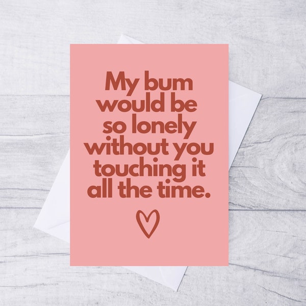 Anniversary Card | Card For Husband / Wife / Boyfriend / Girlfriend / Partner | Cute Anniversary Card /