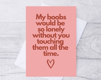 Funny Valentines Card / Valentines Card / Anniversary Card / Card for Him / Card for Her / A5 Card / 100% Recycled Card /