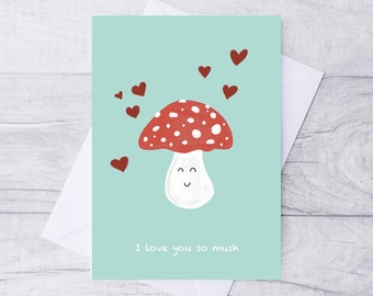 Valentines Card /  Anniversary Card / Card for Him / Card for Her / A5 Card