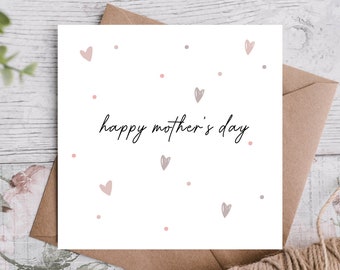 Mothers day Card / Card for Mum / Card for Mother / Happy Mothers day Card / Cute Mothers Day Card /