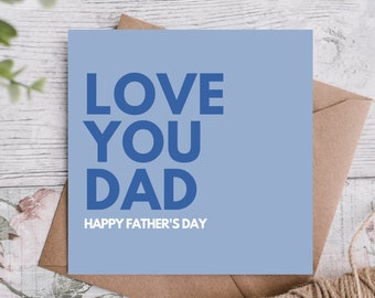 Father's Day Card / Card for Dad / Card for him/ Funny Father's Day card