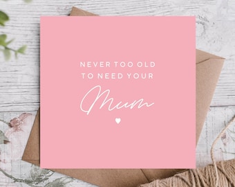 Heartfelt Mother's Day Card, Kraft Envelope Included