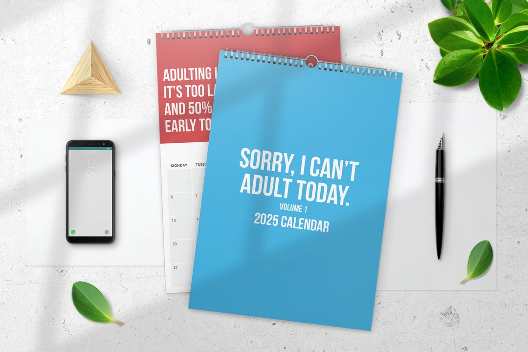 Funny 2025 Calendar Vol 1 / 2025 Calendar / A4 Calendar / Wall Calendar