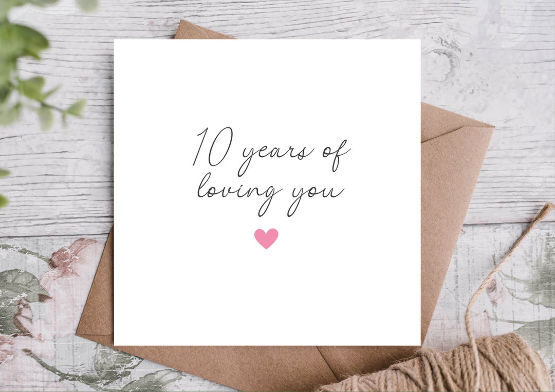 10 Jahrestag Beziehung Spruche
