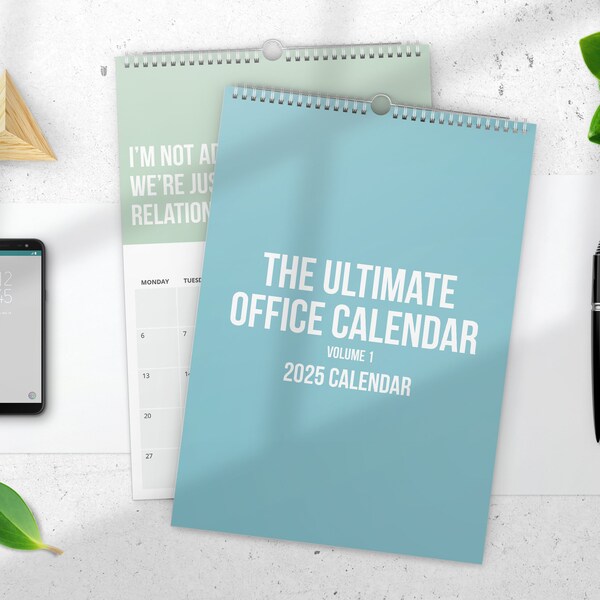 Funny Office Wall Calendar Etsy funny-office-wall-calendar-etsy