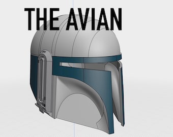 The Avian - Custom Mandalorian Helmet - 3D Print File STL