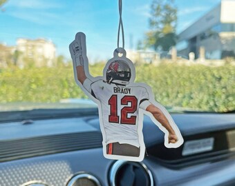 Tom Brady Air Freshener | Tampa Bay Buccaneers | Uniek item!