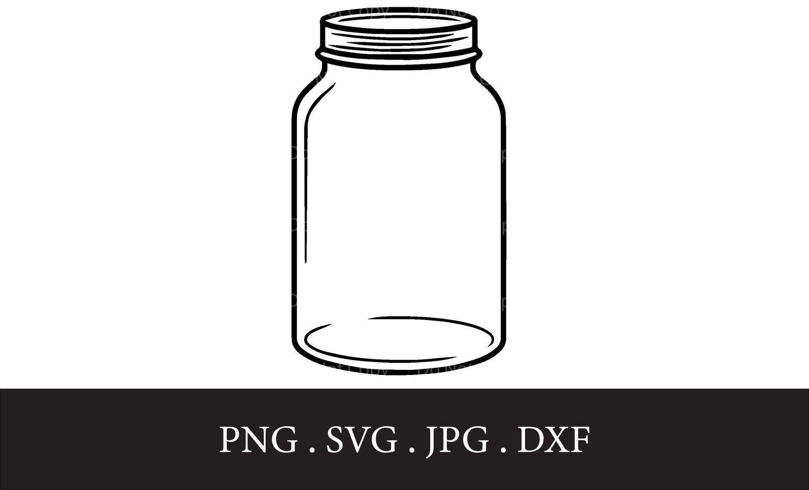 Blank Mason Jar Rustic Farm Design Farmhouse Decor Svg Etsy