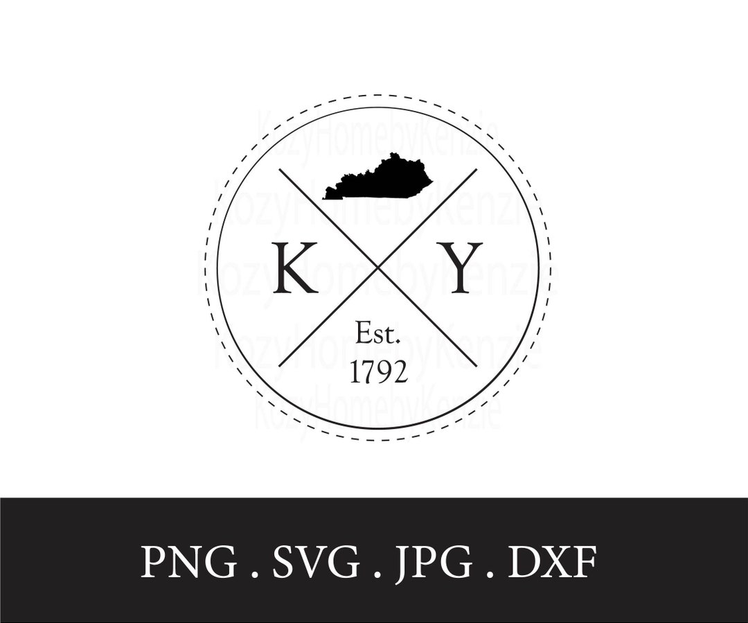 Kentucky State Logo KY University College SVG PNG Sublimation Round ...