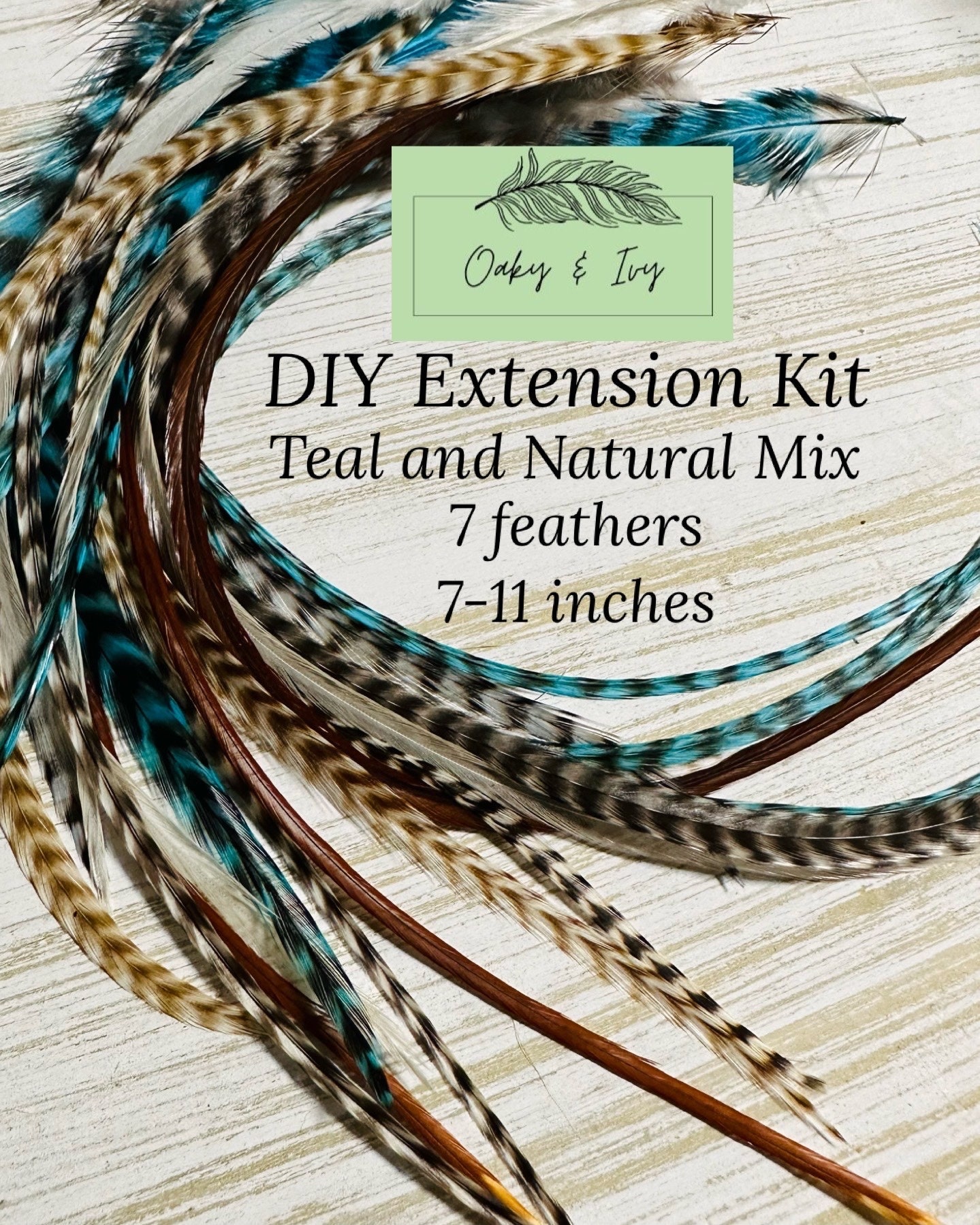 Hair Feather Extensions Kit 