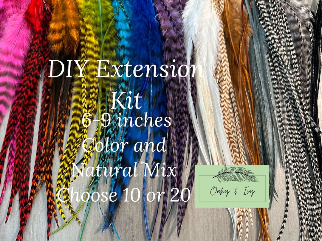 Feather Hair Extensions 10 or 20 Real Feathers Beads and Etsy