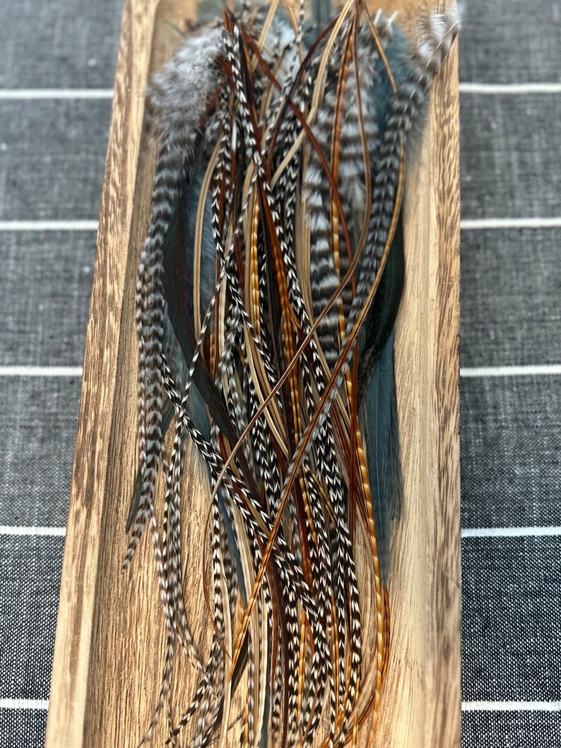 Feather Hair Extensions 10 or 20 Real Feathers Beads and Etsy Australia