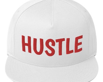 Boné HUSTLE Snapback - Sarja de algodão de perfil alto