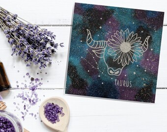 Taurus Zodiac Horoscope Decor Art Constellation Wall Art Taurus Birthday Gift
