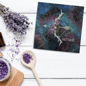 Sagittarius Zodiac Horoscope Decor Art Constellation Wall Art Sagittarius Birthday Gift