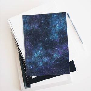 Blue Galaxy Celestial Journal Hardcover Notebook Journal Astrology Gift