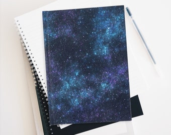 Blue Galaxy Celestial Journal Hardcover Notebook Journal Astrology Gift