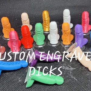 Custom Engraved  Dick Prank Gag Gift With Suction Cup